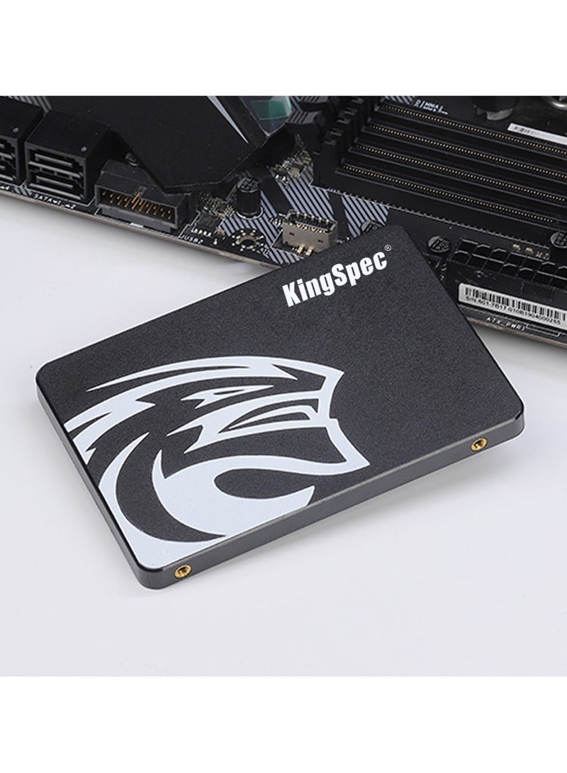 كينجس بيك محرك أقراص الحالة الصلبة KingSpec P3 مقاس 2.5 بوصة SATA بسعة 1 تيرابايت لأجهزة الكمبيوتر المكتبية والمحمولة وأجهزة PS5 وXbox، مقاوم للصدمات والاهتزازات، بتقنية 3D NAND - Image 3